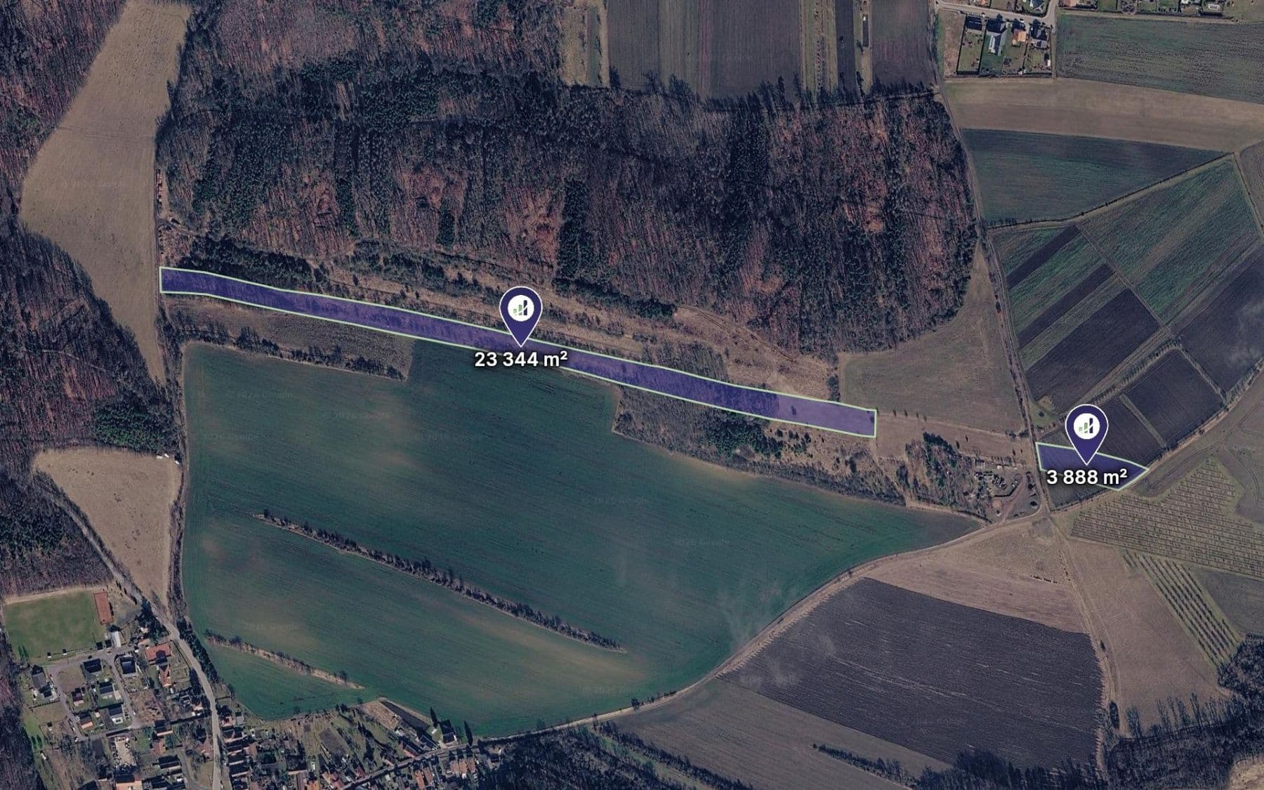Prodej pozemku 29.403 m², Jeviněves, Středočeský kraj Prodej pozemku 29.403 m², Jeviněves, Středočeský kraj