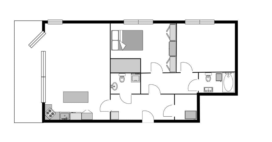 Pronájem bytu 3+kk 79 m², Nepelova, Praha, Praha Pronájem bytu 3+kk 79 m², Nepelova, Praha, Praha