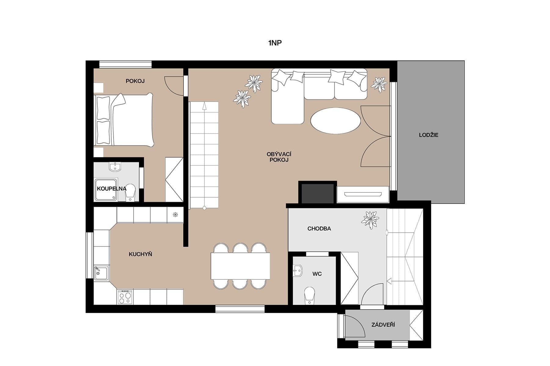 Pronájem bytu 5+kk 193 m², Adélčina, Praha, Praha Pronájem bytu 5+kk 193 m², Adélčina, Praha, Praha