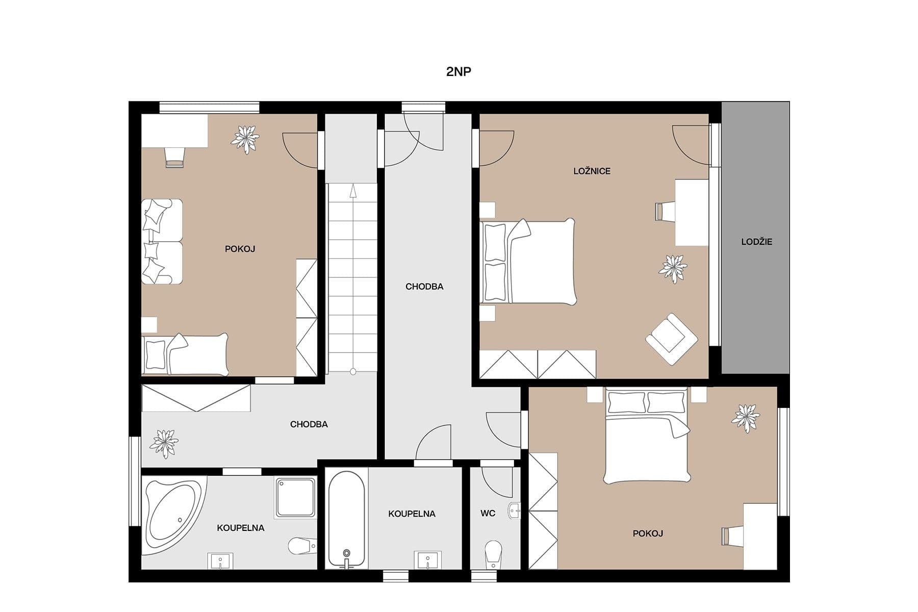 Pronájem bytu 5+kk 193 m², Adélčina, Praha, Praha Pronájem bytu 5+kk 193 m², Adélčina, Praha, Praha