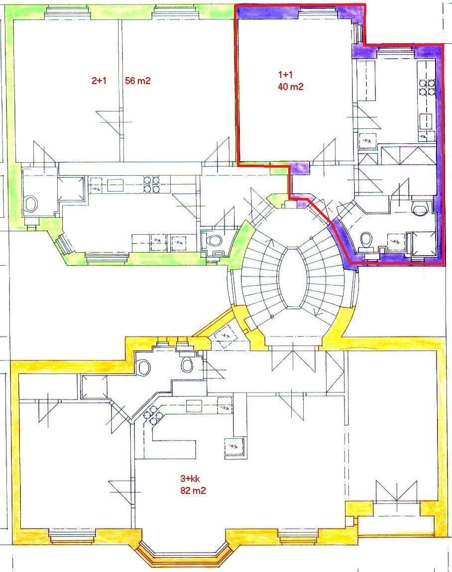 Pronájem bytu 1+1 40 m², Na Václavce, Praha, Praha Pronájem bytu 1+1 40 m², Na Václavce, Praha, Praha