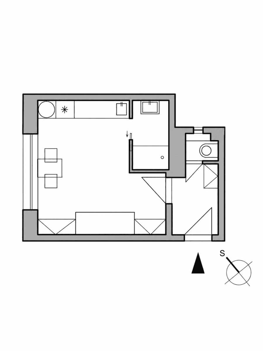 Pronájem bytu 1+kk 23 m², Limuzská, Praha, Praha Pronájem bytu 1+kk 23 m², Limuzská, Praha, Praha