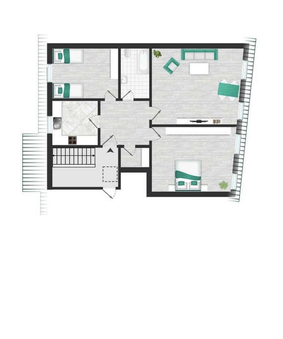 Pronájem bytu 3+1 85 m², Flensburg, Šlesvicko-Holštýnsko Pronájem bytu 3+1 85 m², Flensburg, Šlesvicko-Holštýnsko