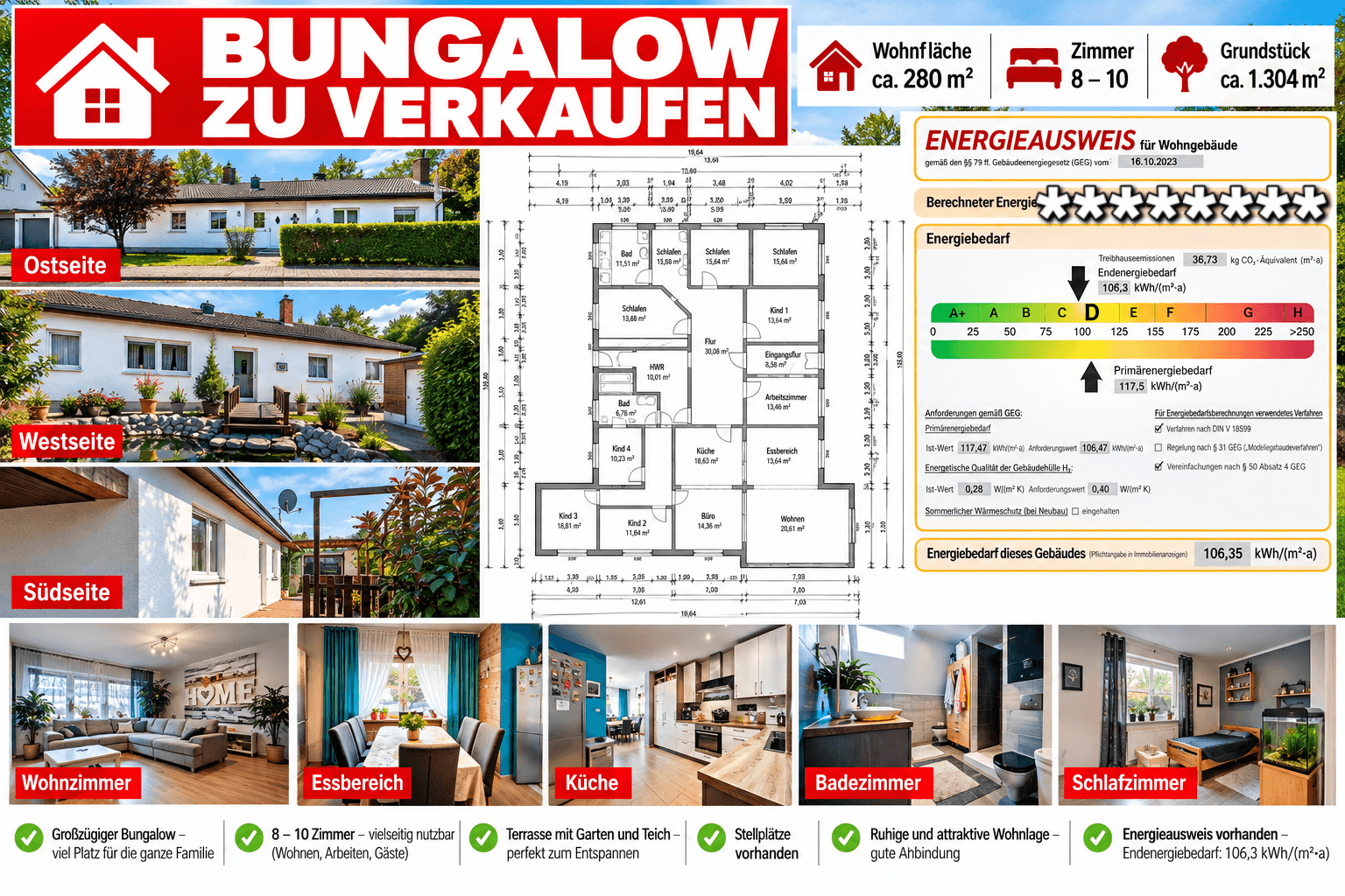 Prodej domu 280 m², pozemek 1.304 m², Südheide, Dolní Sasko Prodej domu 280 m², pozemek 1.304 m², Südheide, Dolní Sasko