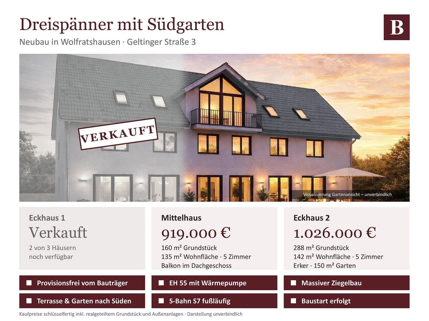 Prodej domu 140 m², pozemek 288 m², Geltinger Straße 3, Wolfratshausen, Bavorsko Prodej domu 140 m², pozemek 288 m², Geltinger Straße 3, Wolfratshausen, Bavorsko