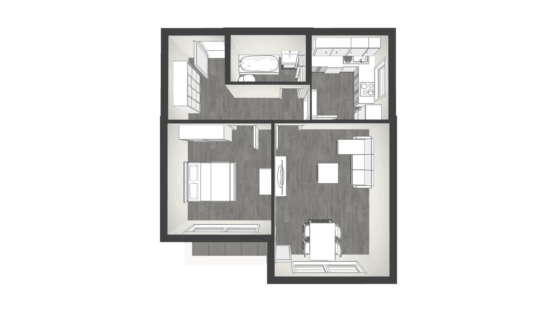 Pronájem bytu 2+1 54 m², Böcklerstraße 32, Hamburg, Hamburg Pronájem bytu 2+1 54 m², Böcklerstraße 32, Hamburg, Hamburg