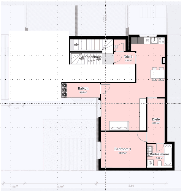 Pronájem bytu 2+1 65 m², Martin-Buber-Straße 50a, Darmstadt, Hessen Pronájem bytu 2+1 65 m², Martin-Buber-Straße 50a, Darmstadt, Hessen