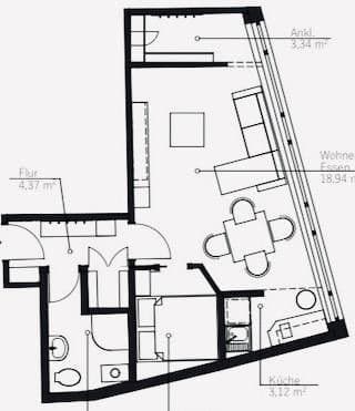 Prodej bytu 2+1 39 m², Nürnberg, Bavorsko Prodej bytu 2+1 39 m², Nürnberg, Bavorsko