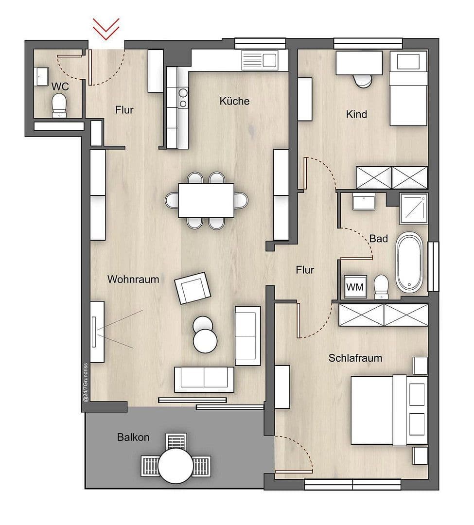 Prodej bytu 3+1 89 m², Königswinter, Severní Porýní-Vestfálsko Prodej bytu 3+1 89 m², Königswinter, Severní Porýní-Vestfálsko