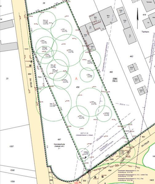 Prodej pozemku 2.459 m², Im Hock, Hilden, Severní Porýní-Vestfálsko Prodej pozemku 2.459 m², Im Hock, Hilden, Severní Porýní-Vestfálsko