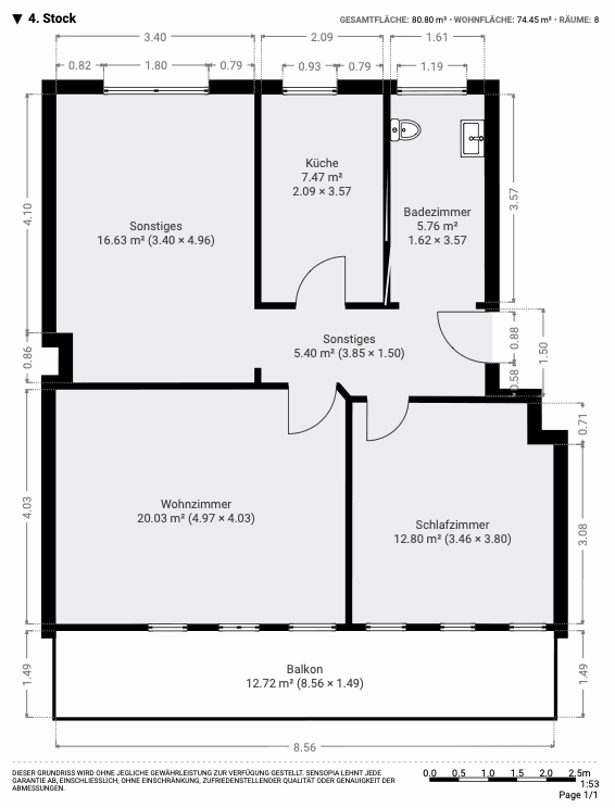 Pronájem bytu 3+kk 74 m², De-La-Chevallerie-Str. 24, Gelsenkirchen, Severní Porýní-Vestfálsko Pronájem bytu 3+kk 74 m², De-La-Chevallerie-Str. 24, Gelsenkirchen, Severní Porýní-Vestfálsko