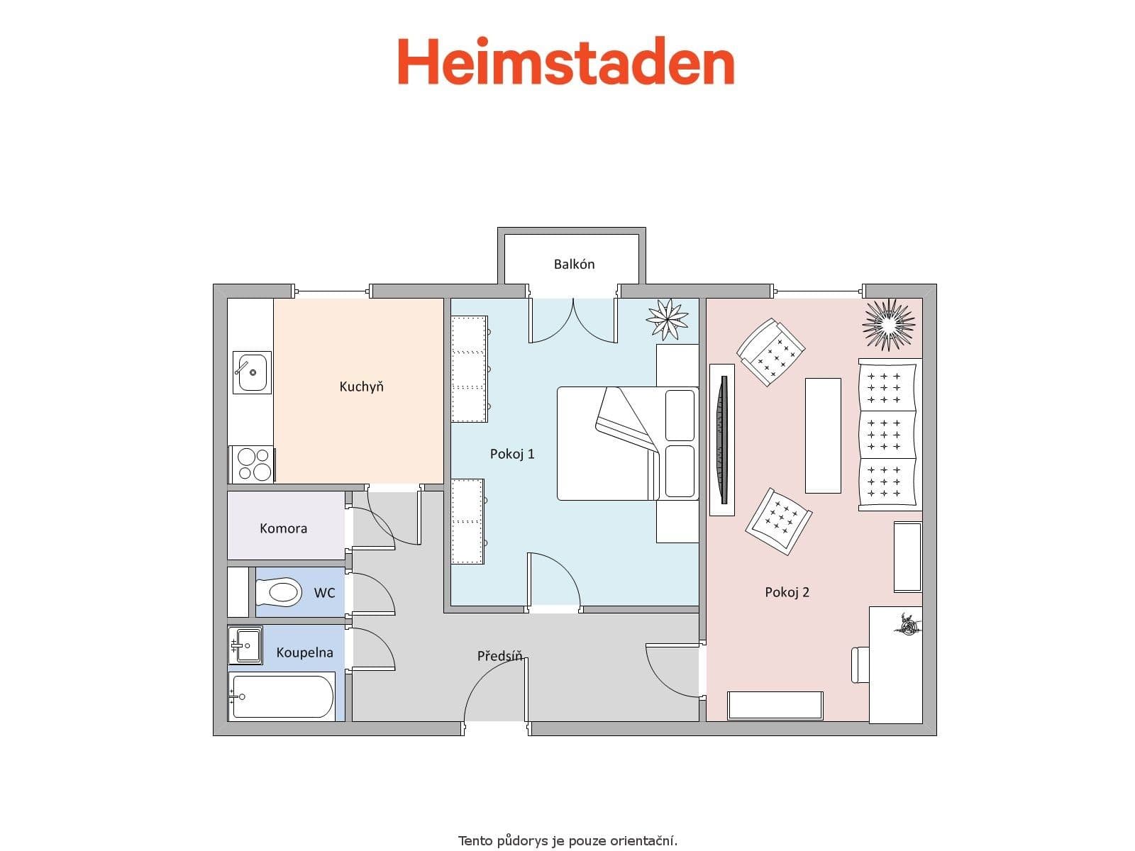 Pronájem bytu 2+1 56 m², Národní třída, Havířov, Moravskoslezský kraj Pronájem bytu 2+1 56 m², Národní třída, Havířov, Moravskoslezský kraj