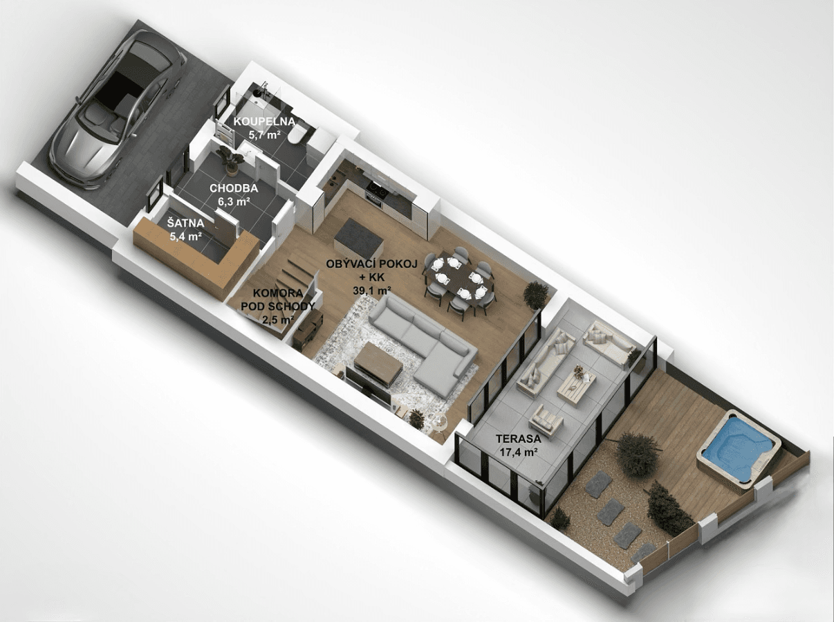 Prodej domu 114 m², pozemek 116 m², Pražská, Řitka, Středočeský kraj Prodej domu 114 m², pozemek 116 m², Pražská, Řitka, Středočeský kraj
