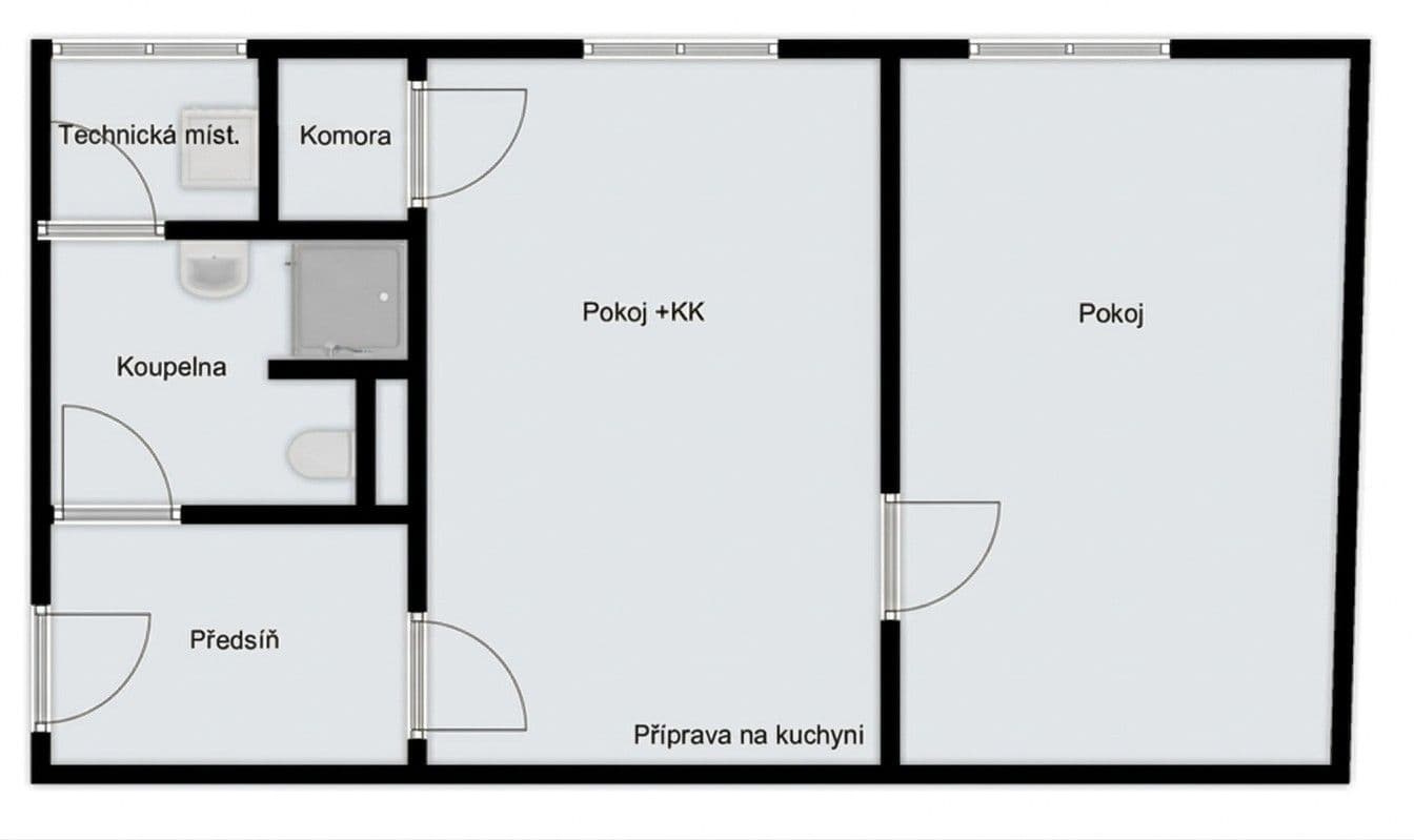 Prodej bytu 2+kk 52 m², Palackého třída, Nymburk, Středočeský kraj Prodej bytu 2+kk 52 m², Palackého třída, Nymburk, Středočeský kraj