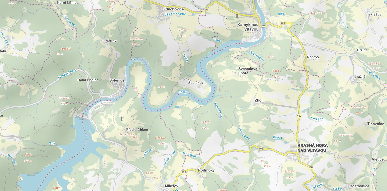 Prodej pozemku 19.578 m², Krásná Hora nad Vltavou, Středočeský kraj Prodej pozemku 19.578 m², Krásná Hora nad Vltavou, Středočeský kraj