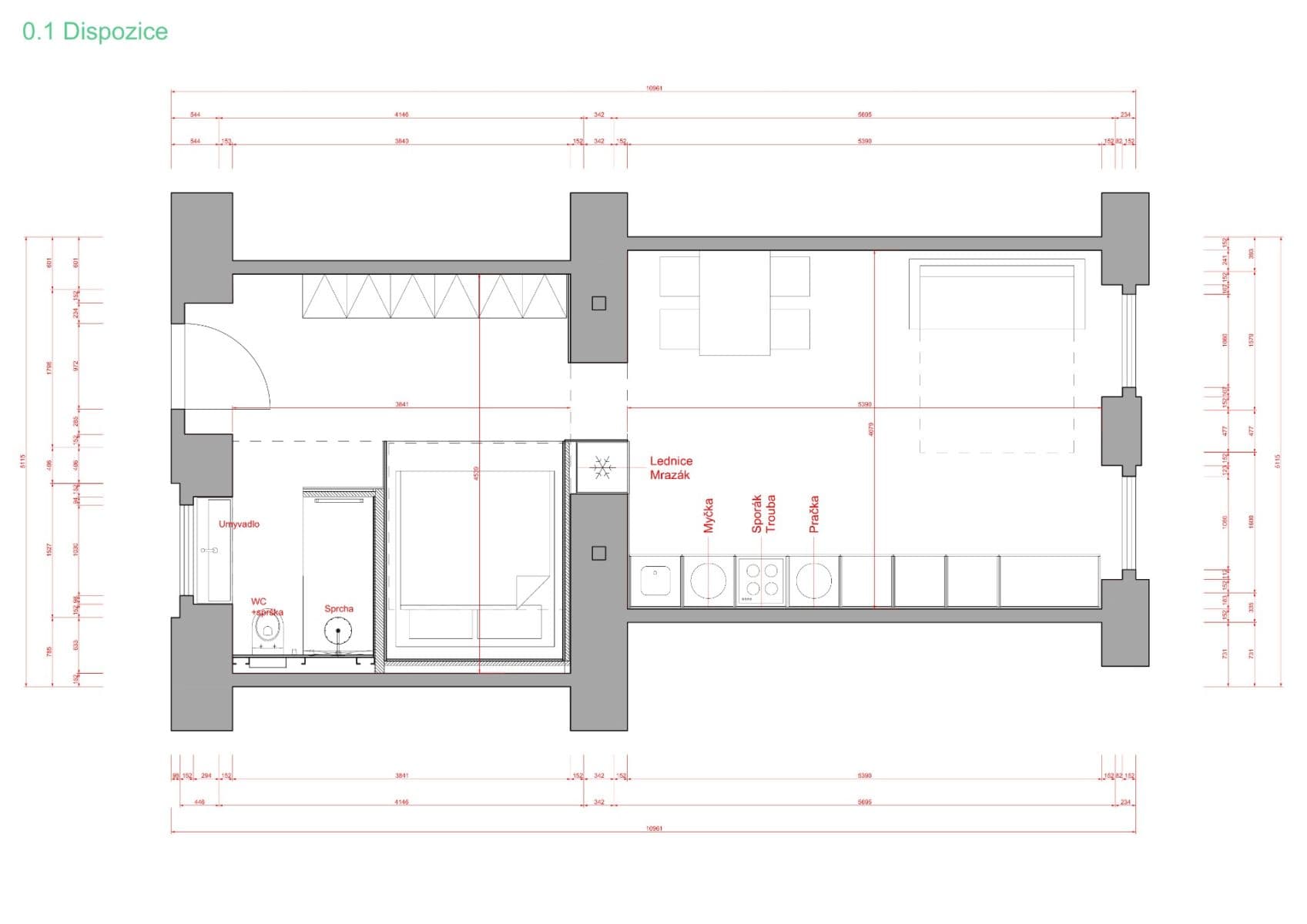 Prodej bytu 2+kk 41 m², Bubenská, Praha, Praha Prodej bytu 2+kk 41 m², Bubenská, Praha, Praha