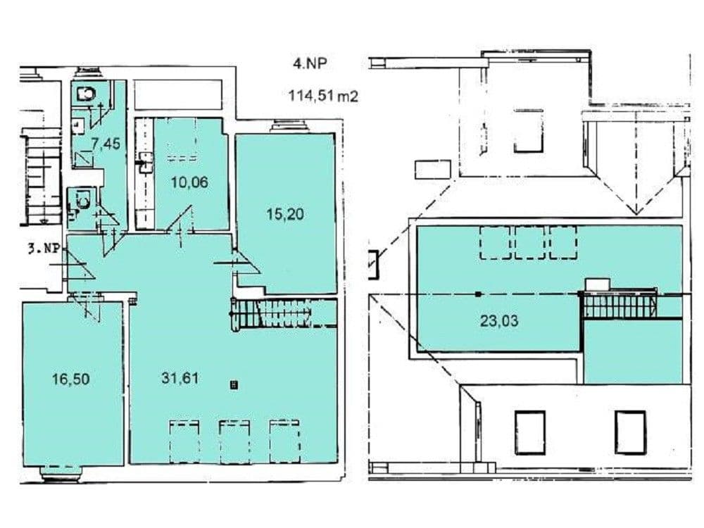 Pronájem kanceláře 115 m², Matěchova, Praha, Praha Pronájem kanceláře 115 m², Matěchova, Praha, Praha