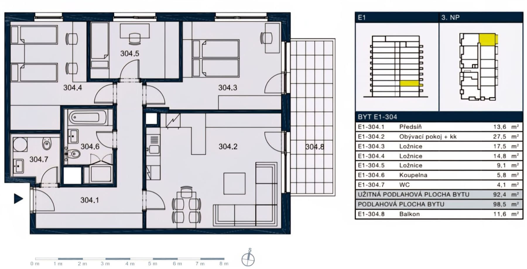 Prodej bytu 4+kk 92 m², Zvěřinova, Praha, Praha Prodej bytu 4+kk 92 m², Zvěřinova, Praha, Praha
