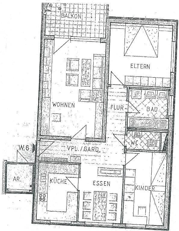 Prodej bytu 3+1 85 m², Erdmannhausen, Bádensko-Württembersko Prodej bytu 3+1 85 m², Erdmannhausen, Bádensko-Württembersko