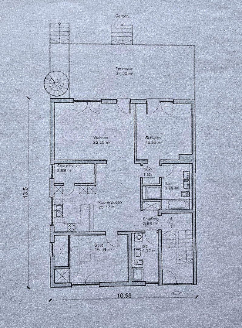 Pronájem bytu 3+kk 116 m², Karlsruhe, Bádensko-Württembersko Pronájem bytu 3+kk 116 m², Karlsruhe, Bádensko-Württembersko