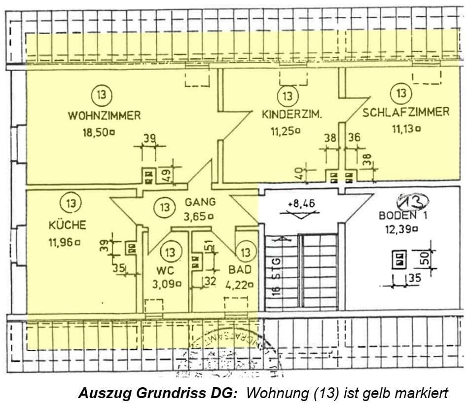 Prodej bytu 3+1 64 m², Straße des Aufbaus 9 a, Unterwellenborn, Durynsko Prodej bytu 3+1 64 m², Straße des Aufbaus 9 a, Unterwellenborn, Durynsko