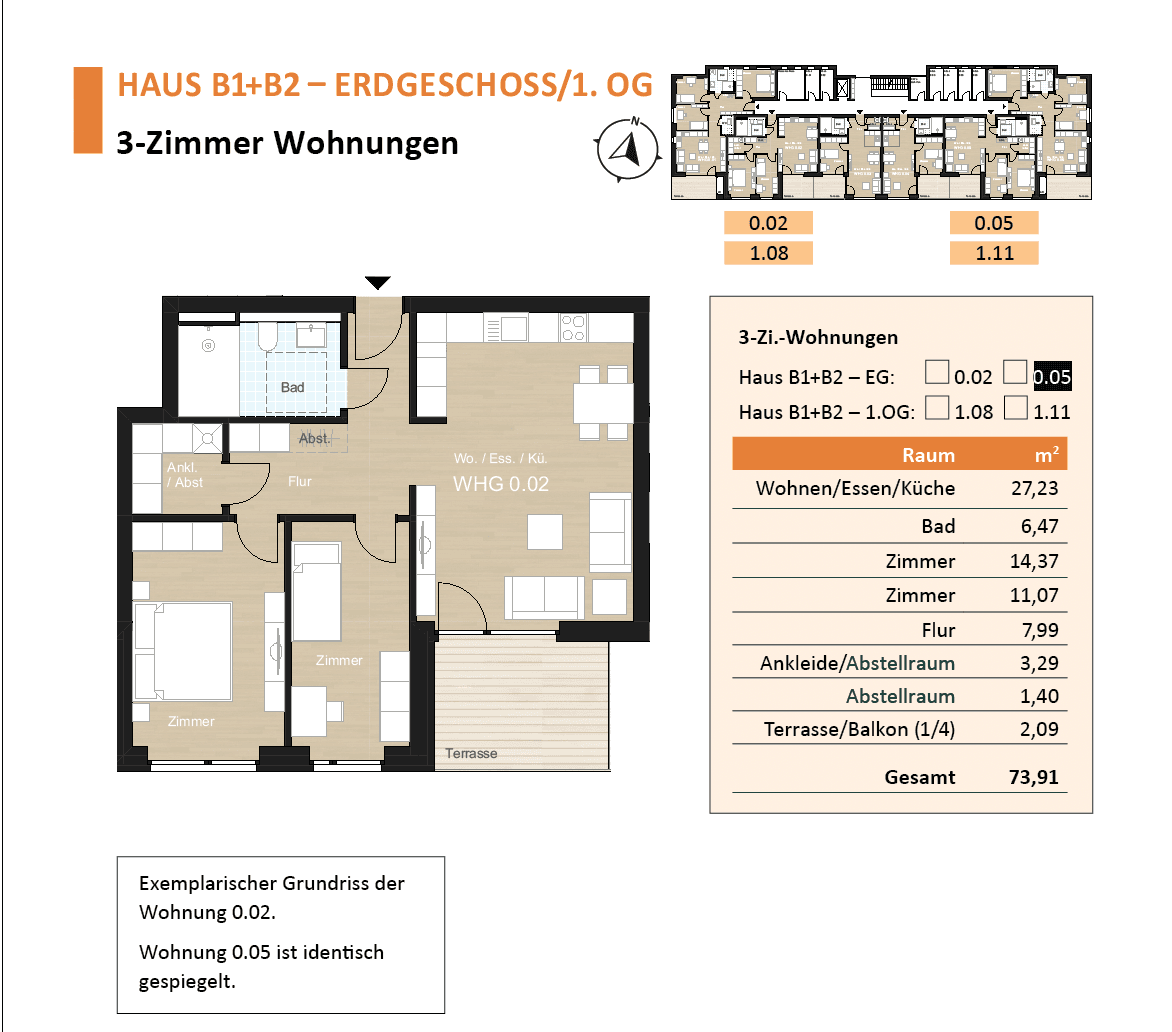 Pronájem bytu 3+1 74 m², Süllbergring, Springe, Dolní Sasko Pronájem bytu 3+1 74 m², Süllbergring, Springe, Dolní Sasko
