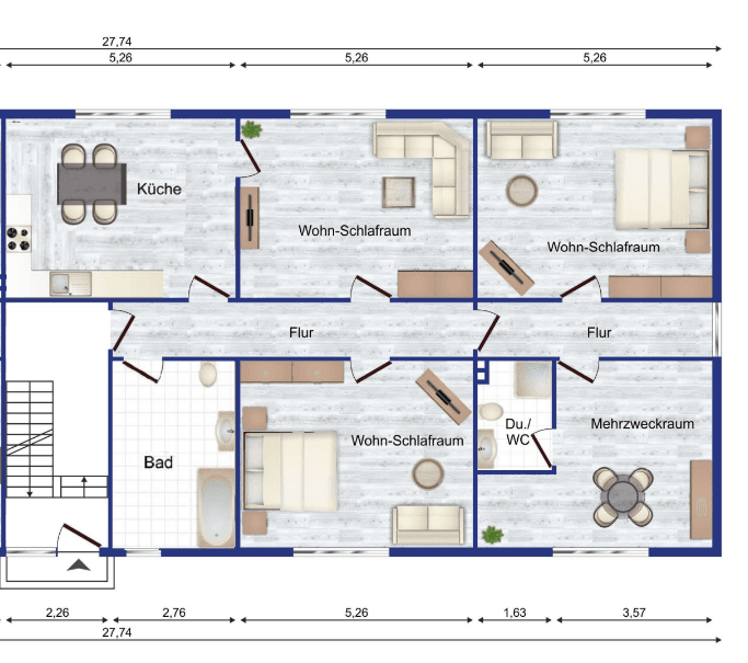 Pronájem bytu 4+1 135 m², Am Bohrturm 20, Schöningen, Dolní Sasko Pronájem bytu 4+1 135 m², Am Bohrturm 20, Schöningen, Dolní Sasko