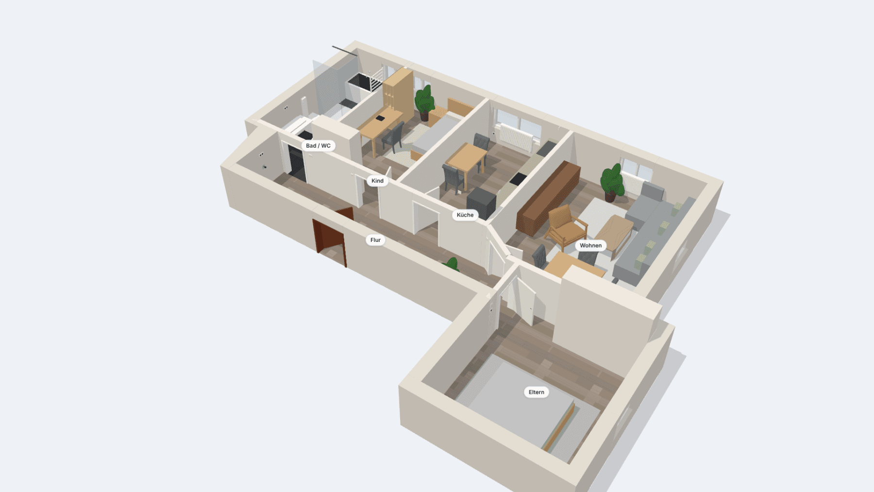 Pronájem bytu 3+1 68 m², Rudolf-Breitscheid-Straße 21, Lichtenstein/Sachsen, Sasko Pronájem bytu 3+1 68 m², Rudolf-Breitscheid-Straße 21, Lichtenstein/Sachsen, Sasko