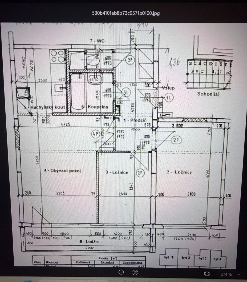 Prodej bytu 3+kk 55 m², Bohúňova, Praha, Praha Prodej bytu 3+kk 55 m², Bohúňova, Praha, Praha