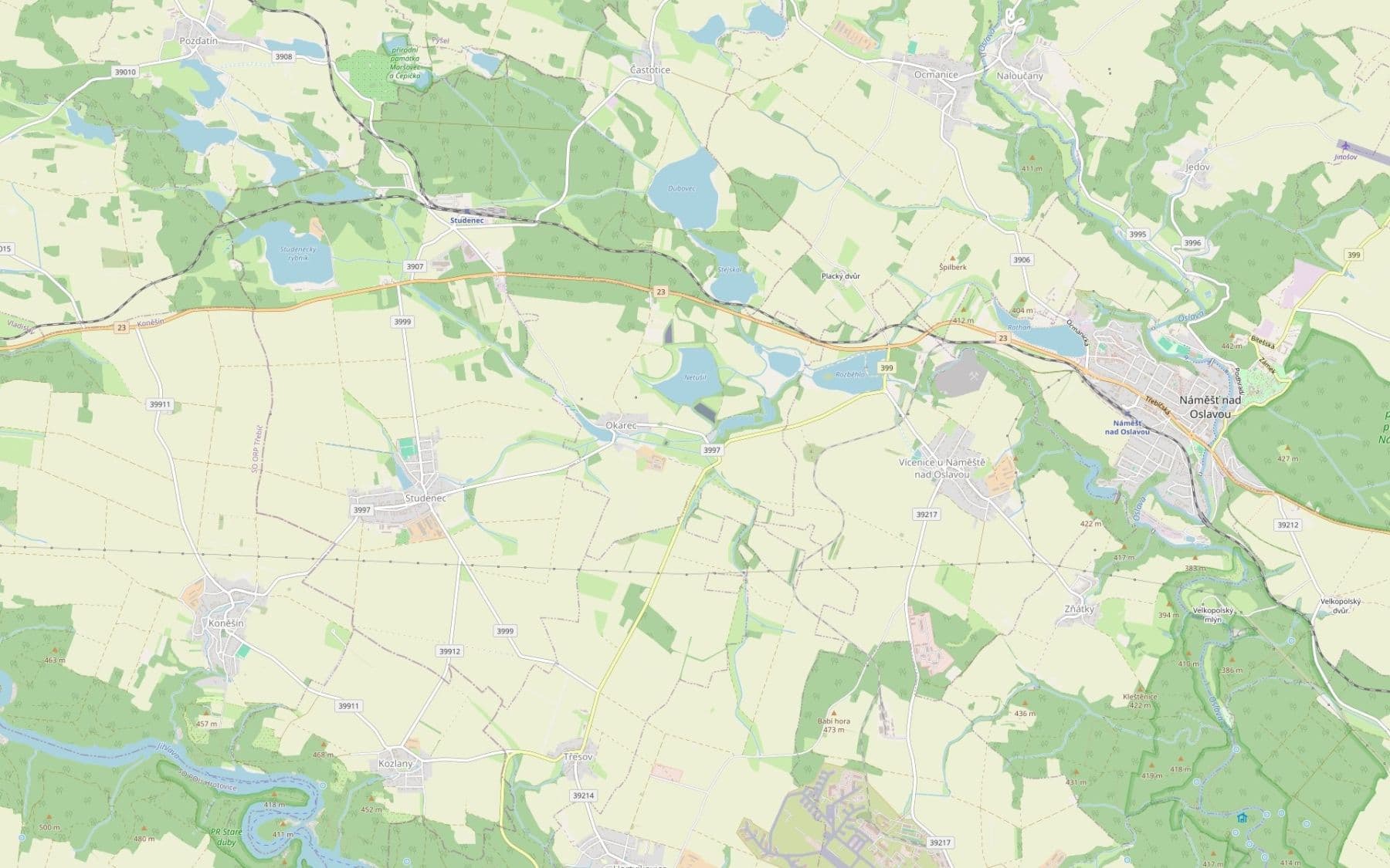 Prodej pozemku 11.243 m², Okarec, Kraj Vysočina Prodej pozemku 11.243 m², Okarec, Kraj Vysočina