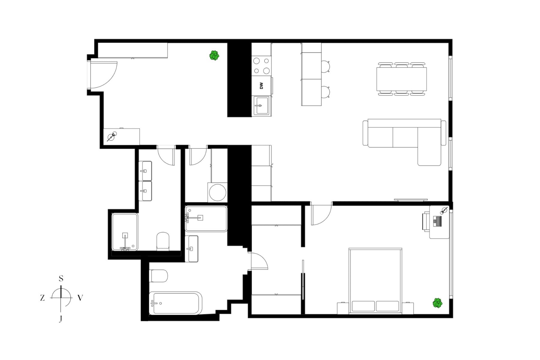 Prodej bytu 2+kk 80 m², Čerchovská, Praha, Praha Prodej bytu 2+kk 80 m², Čerchovská, Praha, Praha