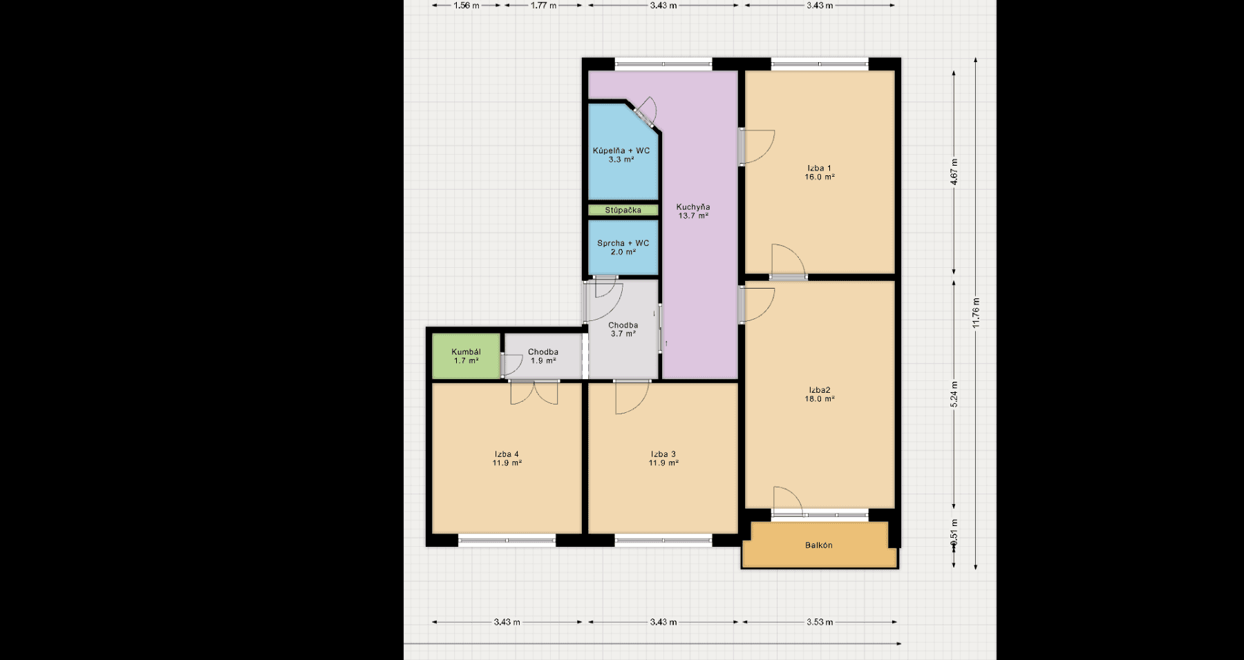 Prodej bytu 4+1 91 m², Fatranská, Žilina, Žilinský kraj Prodej bytu 4+1 91 m², Fatranská, Žilina, Žilinský kraj