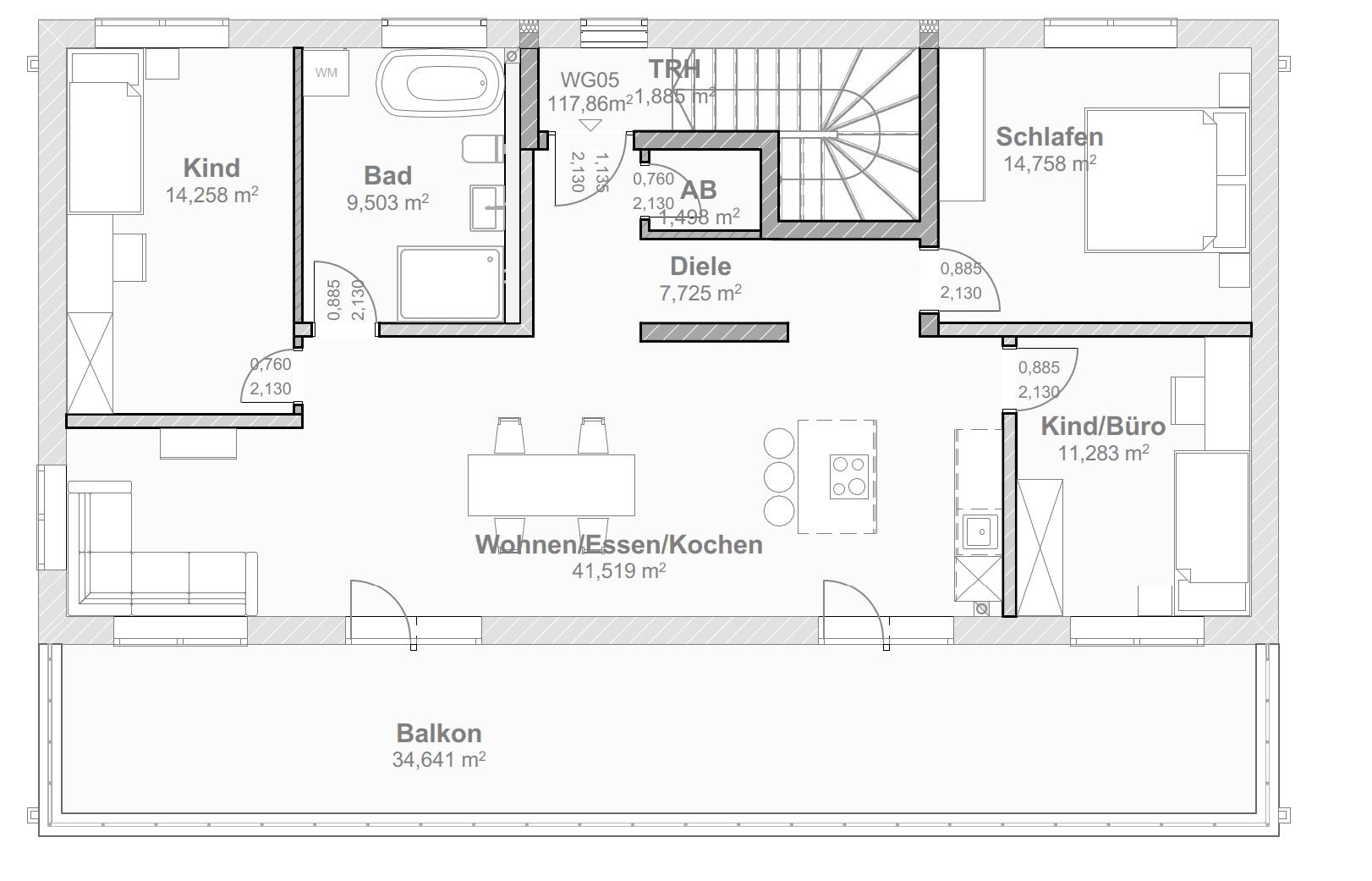 Prodej bytu 4+1 76 m², Ringstraße, Deggendorf, Bavorsko Prodej bytu 4+1 76 m², Ringstraße, Deggendorf, Bavorsko