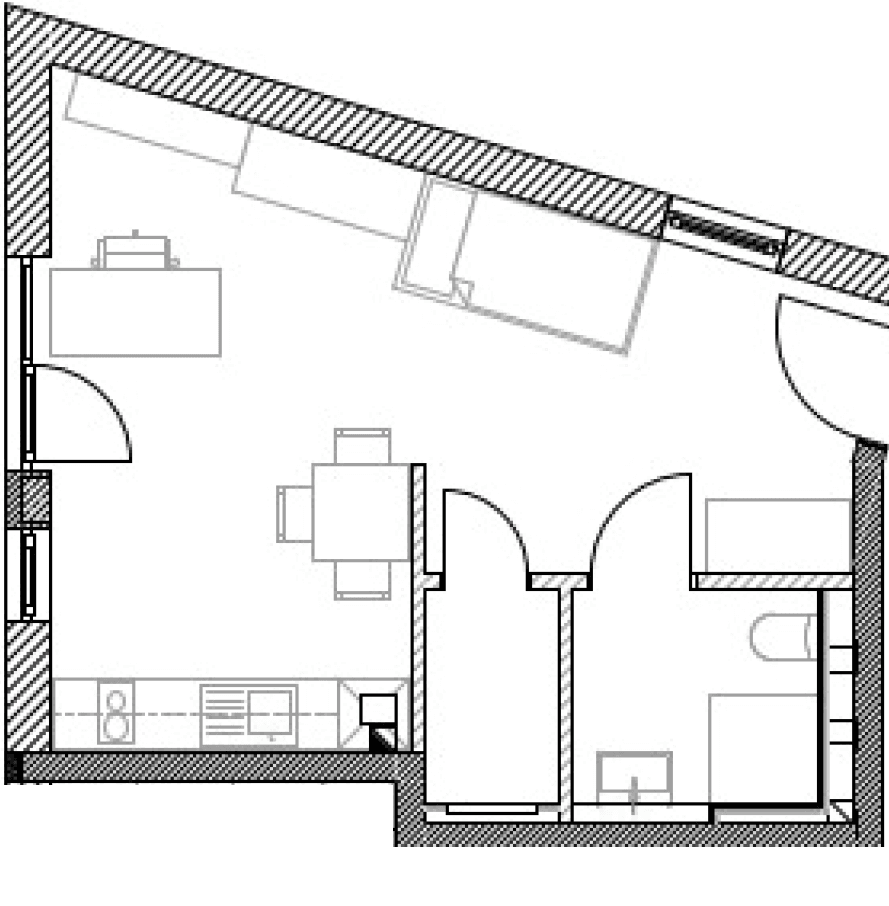 Pronájem bytu 1+1 32 m², Starzenbachweg 16, Deggendorf, Bavorsko Pronájem bytu 1+1 32 m², Starzenbachweg 16, Deggendorf, Bavorsko