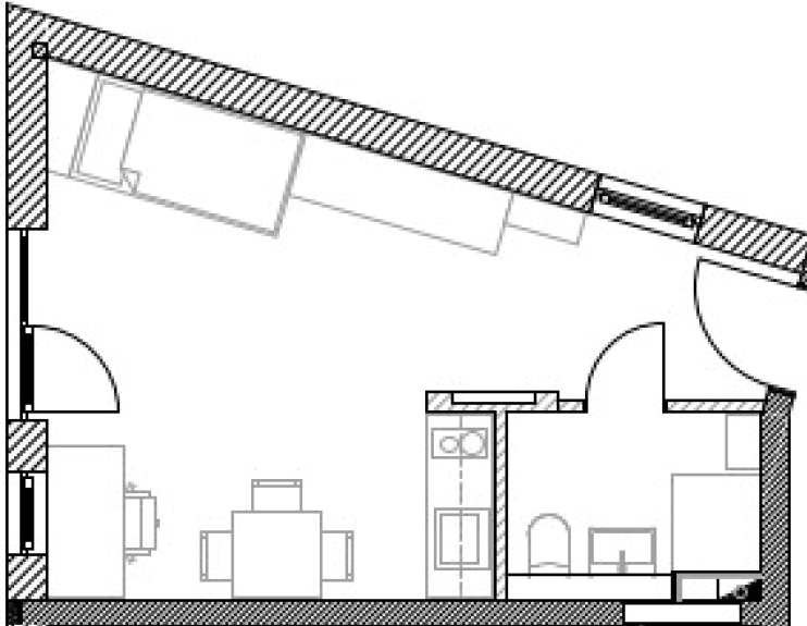 Pronájem bytu 1+1 26 m², Starzenbachweg 16, Deggendorf, Bavorsko Pronájem bytu 1+1 26 m², Starzenbachweg 16, Deggendorf, Bavorsko