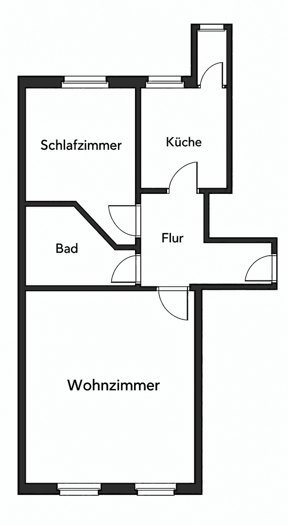 Pronájem bytu 2+1 43 m², Wilhelmsdorfer Straße 50, Brandenburg an der Havel, Braniborsko Pronájem bytu 2+1 43 m², Wilhelmsdorfer Straße 50, Brandenburg an der Havel, Braniborsko