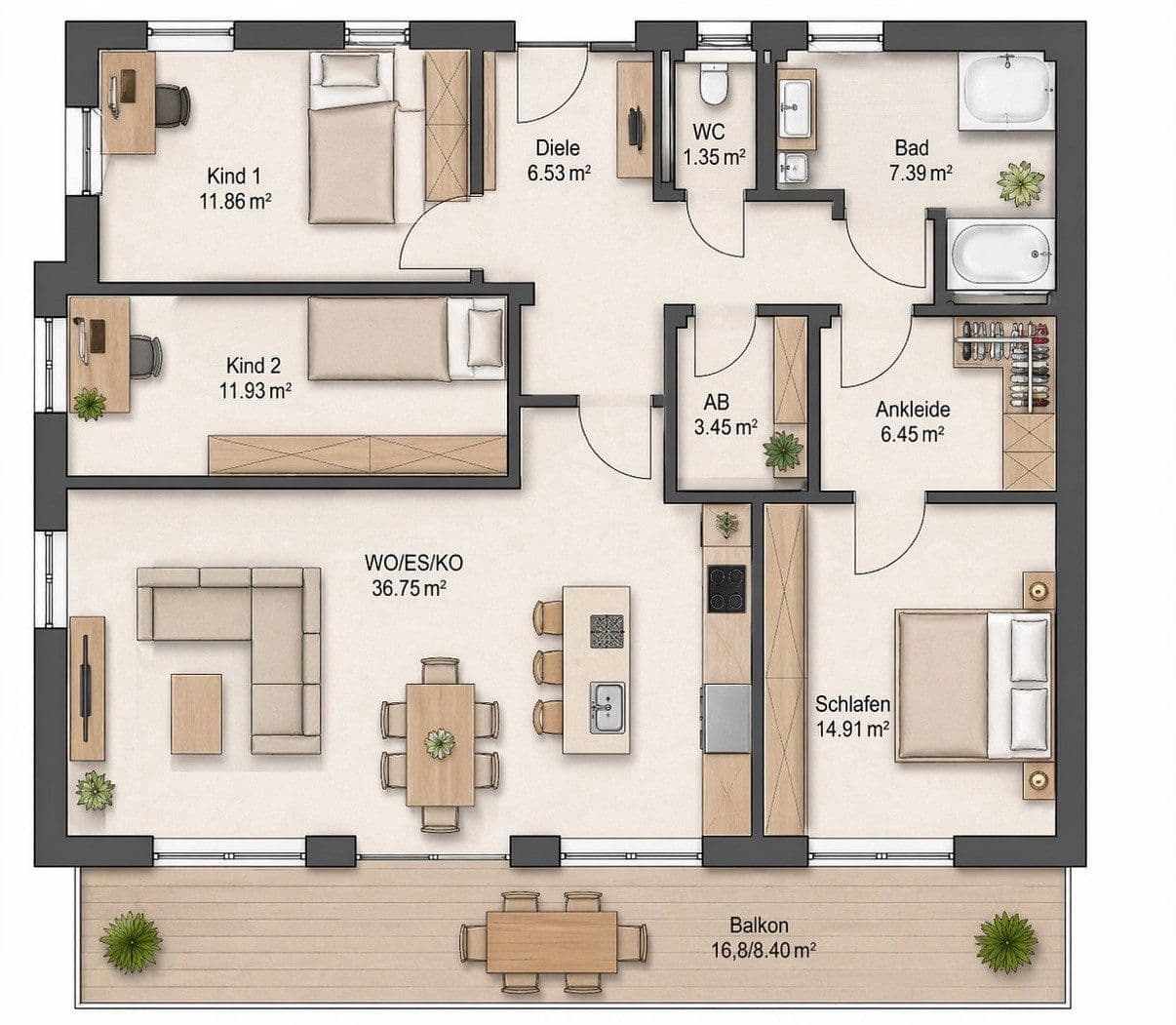 Prodej bytu 4+1 105 m², Kopernikusstraße 14, Weikersheim, Bádensko-Württembersko Prodej bytu 4+1 105 m², Kopernikusstraße 14, Weikersheim, Bádensko-Württembersko