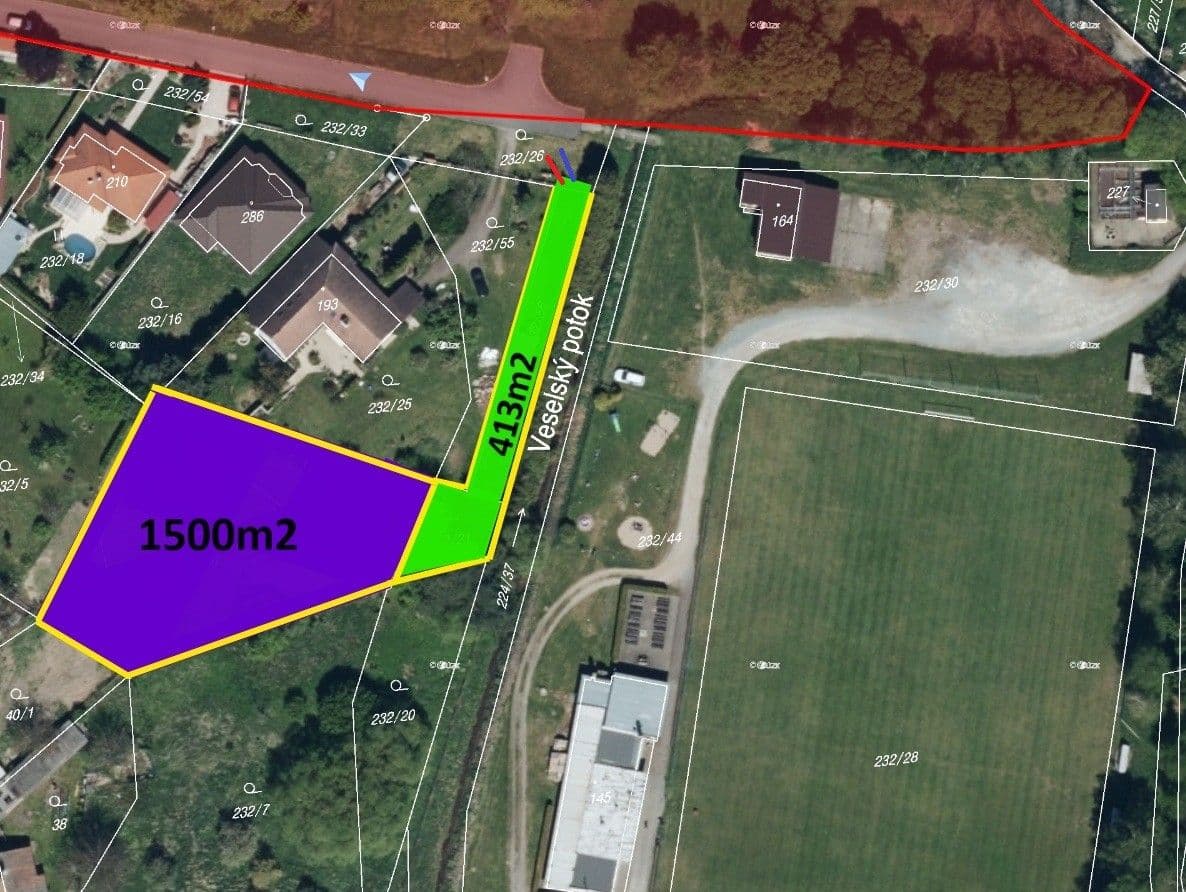 Prodej pozemku 1.913 m², Valy, Pardubický kraj Prodej pozemku 1.913 m², Valy, Pardubický kraj
