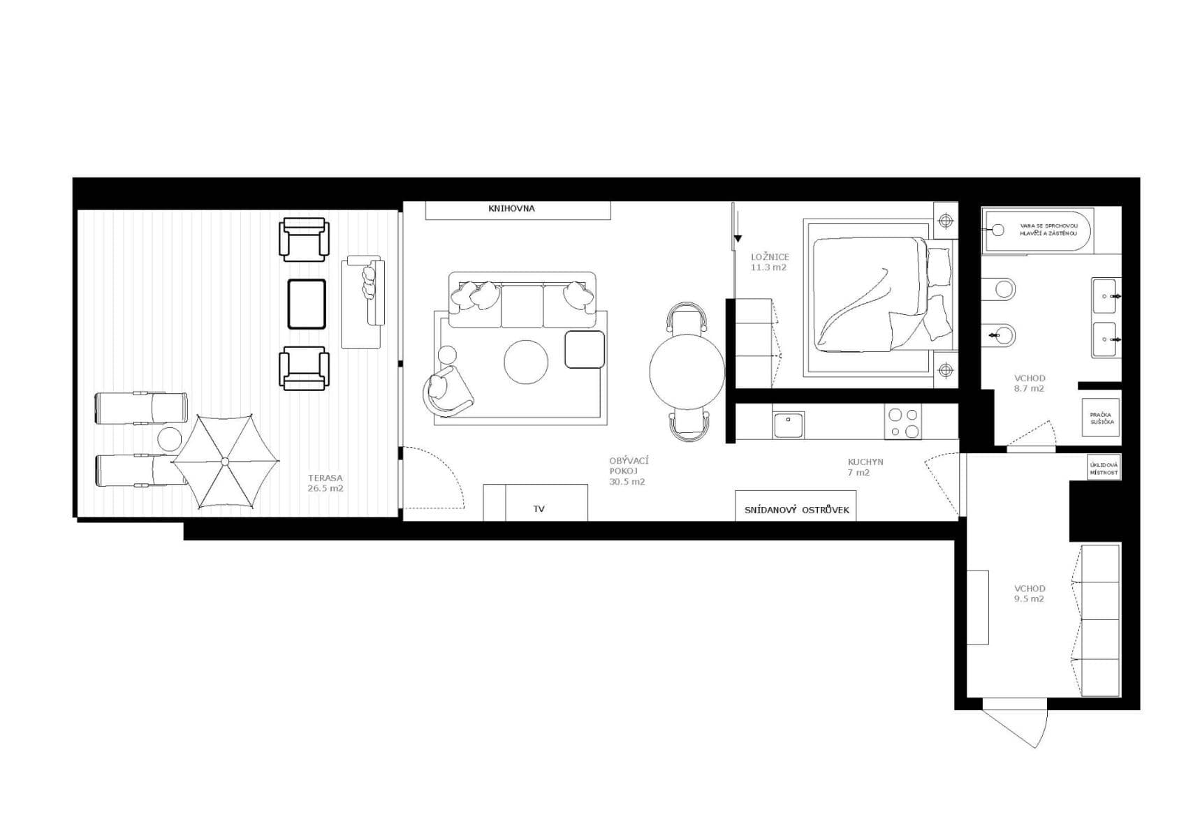 Prodej bytu 2+kk 67 m², Jinonická, Praha, Praha Prodej bytu 2+kk 67 m², Jinonická, Praha, Praha