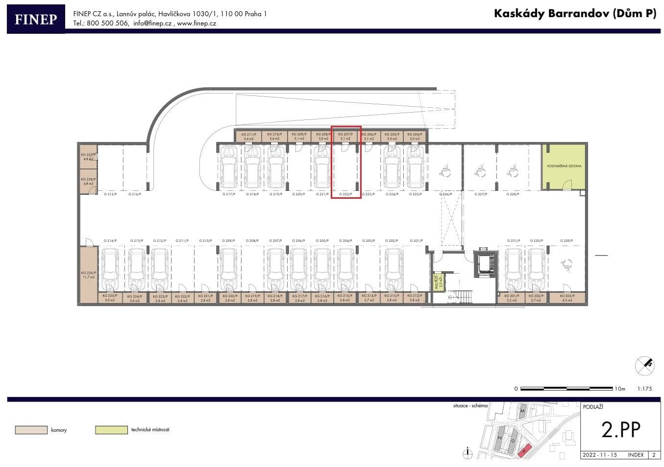Pronájem bytu 2+kk 51 m², Gollové, Praha, Praha Pronájem bytu 2+kk 51 m², Gollové, Praha, Praha