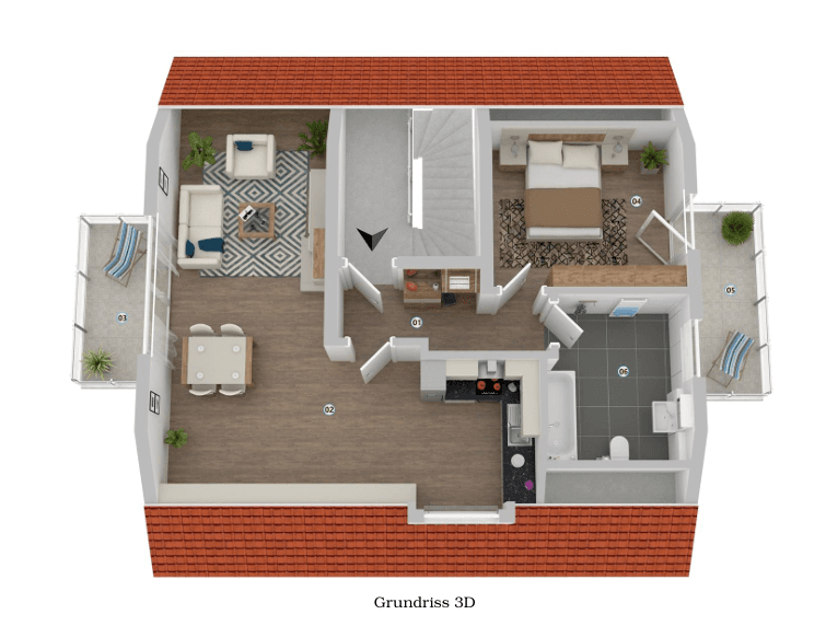 Pronájem bytu 2+1 63 m², Schrobenhausener Str. 32, Ingolstadt, Bavorsko Pronájem bytu 2+1 63 m², Schrobenhausener Str. 32, Ingolstadt, Bavorsko