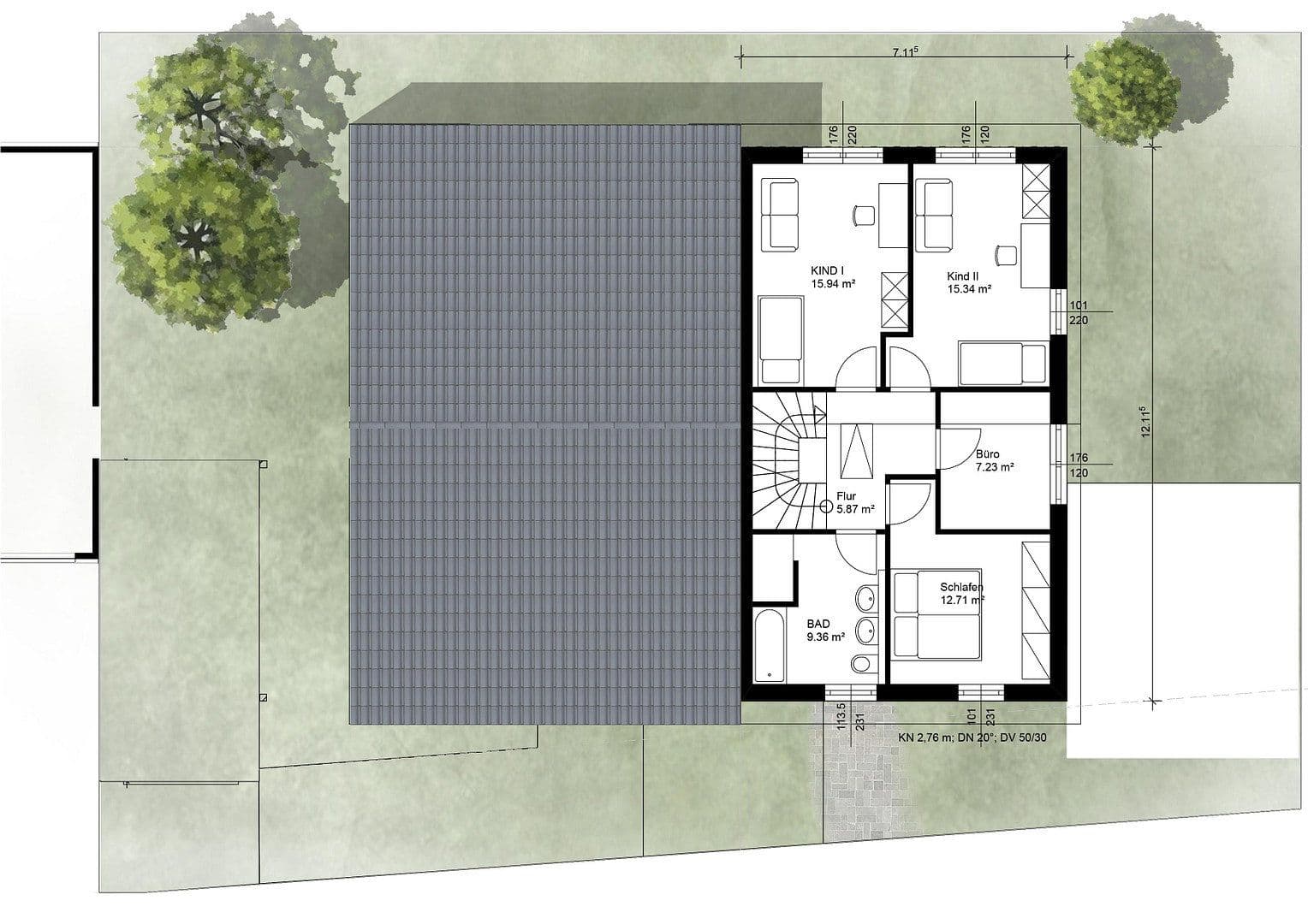 Prodej domu 130 m², pozemek 213 m², Wannenstraße Nr. 25/1, Neuenstadt am Kocher, Bádensko-Württembersko Prodej domu 130 m², pozemek 213 m², Wannenstraße Nr. 25/1, Neuenstadt am Kocher, Bádensko-Württembersko
