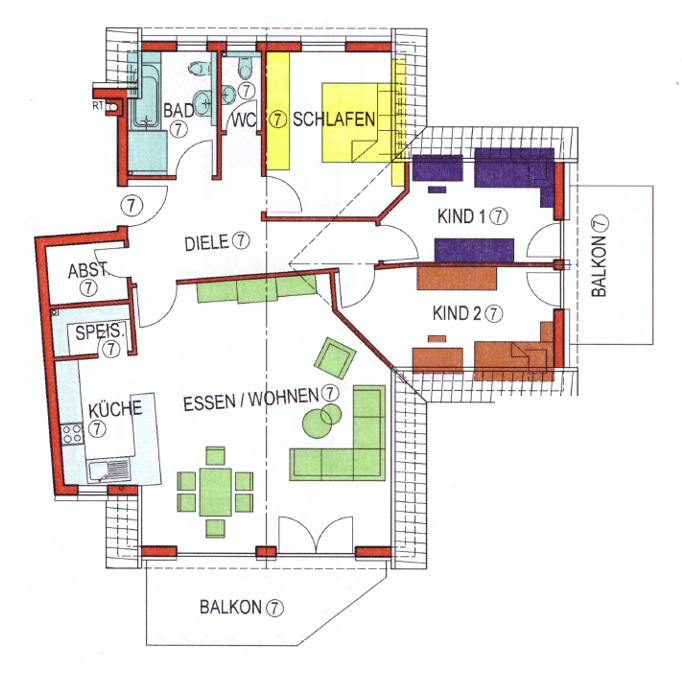 Pronájem bytu 4+kk 117 m², Hauptstraße 31, Erlenbach, Bádensko-Württembersko Pronájem bytu 4+kk 117 m², Hauptstraße 31, Erlenbach, Bádensko-Württembersko