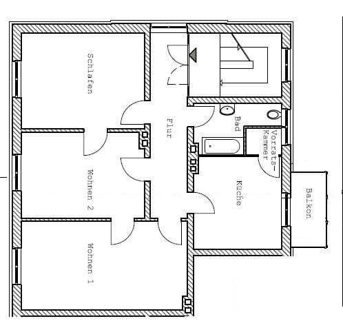 Pronájem bytu 3+1 92 m², Schwartauer Allee 121, Lübeck, Šlesvicko-Holštýnsko Pronájem bytu 3+1 92 m², Schwartauer Allee 121, Lübeck, Šlesvicko-Holštýnsko