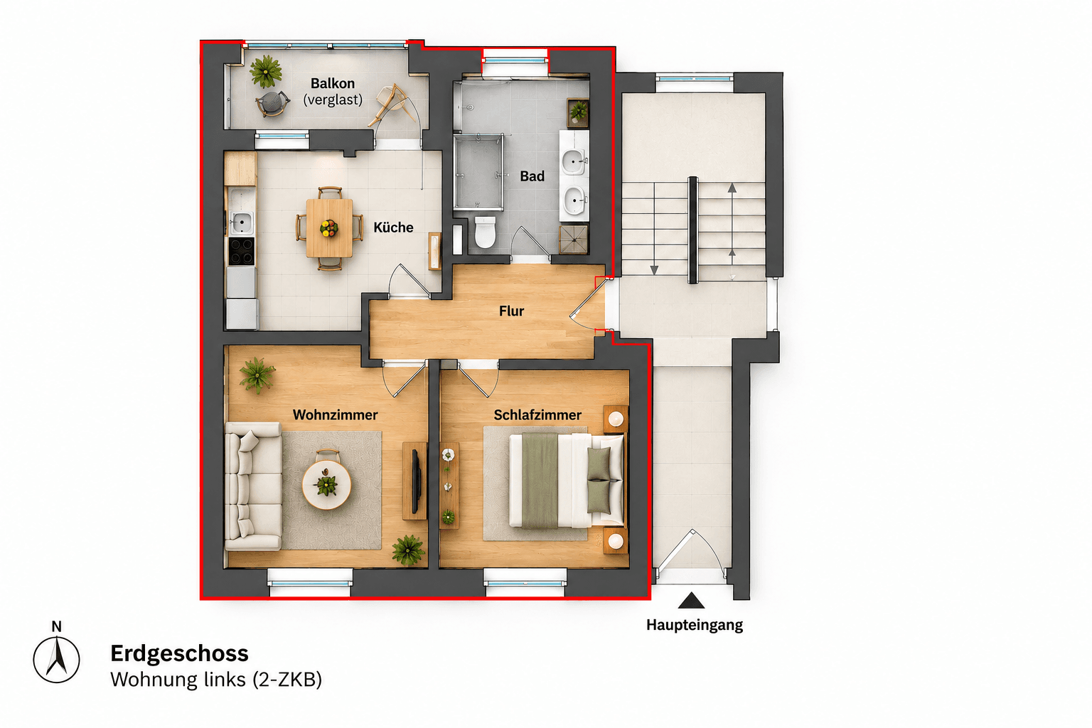 Pronájem bytu 2+1 71 m², Karlsruhe, Bádensko-Württembersko Pronájem bytu 2+1 71 m², Karlsruhe, Bádensko-Württembersko
