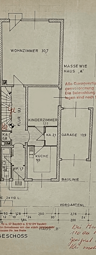 Pronájem domu 130 m², pozemek 374 m², Siegsdorfer Straße, München, Bavorsko Pronájem domu 130 m², pozemek 374 m², Siegsdorfer Straße, München, Bavorsko
