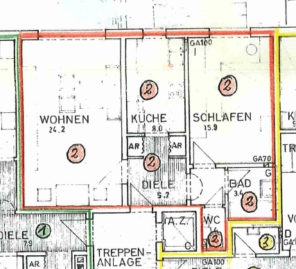 Prodej bytu 2+1 59 m², Elbinger Straße, Nürnberg, Bavorsko Prodej bytu 2+1 59 m², Elbinger Straße, Nürnberg, Bavorsko