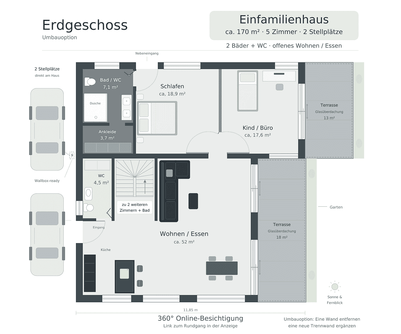 Prodej domu 170 m², pozemek 365 m², Bergisch Gladbach, Severní Porýní-Vestfálsko Prodej domu 170 m², pozemek 365 m², Bergisch Gladbach, Severní Porýní-Vestfálsko