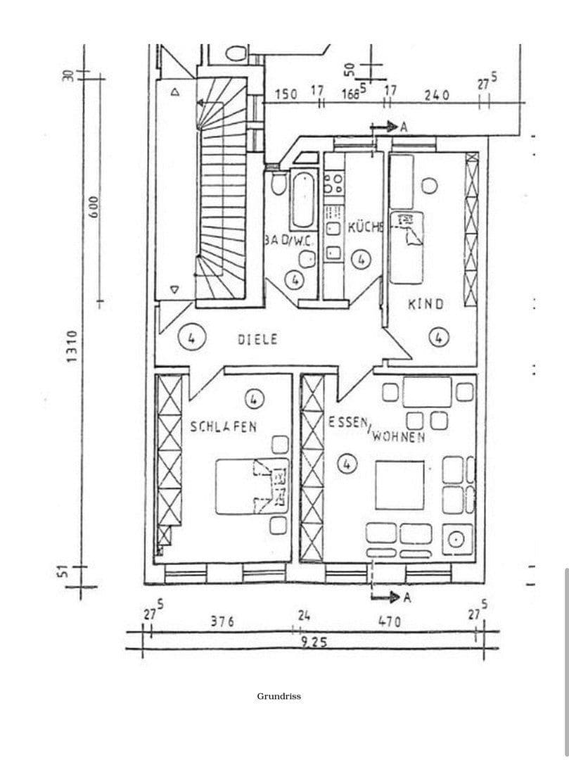 Pronájem bytu 3+1 78 m², Mannheim, Bádensko-Württembersko Pronájem bytu 3+1 78 m², Mannheim, Bádensko-Württembersko
