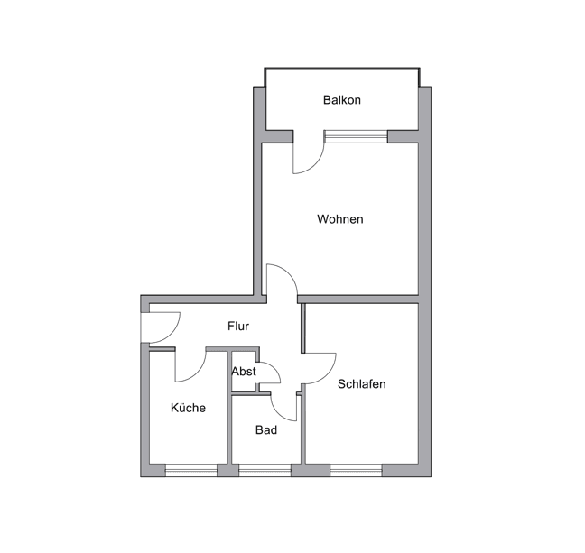 Pronájem bytu 2+1 61 m², Buchenstraße 62, Sulingen, Dolní Sasko Pronájem bytu 2+1 61 m², Buchenstraße 62, Sulingen, Dolní Sasko